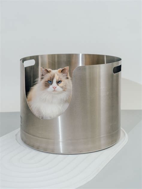 stainless steel litter box with sides|extra large covered litter boxes.